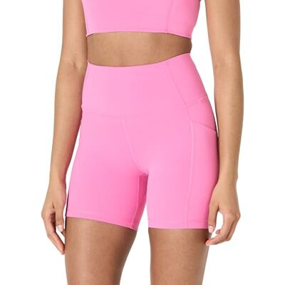 AEWM36948_Pink Amazon Essentials Damskie spodenki do jogi Aewm36948 (1 szt.), Flaming Kolor Różowy, S AEWM36948_Pink Amazon Essentials Damskie spodenki do jogi Aewm36948 (1 szt.), Flaming Kolor Różowy, S
