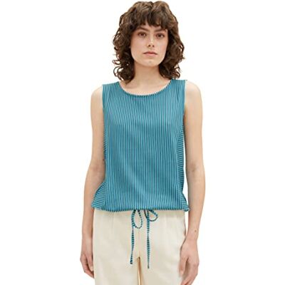 1036892 TOM TAILOR Damski Top, 32056-Petrol Green Thin Stripe, S, 32056 Petrol Green Thin Stripe, S 1036892 TOM TAILOR Damski Top, 32056-Petrol Green Thin Stripe, S, 32056 Petrol Green Thin Stripe, S