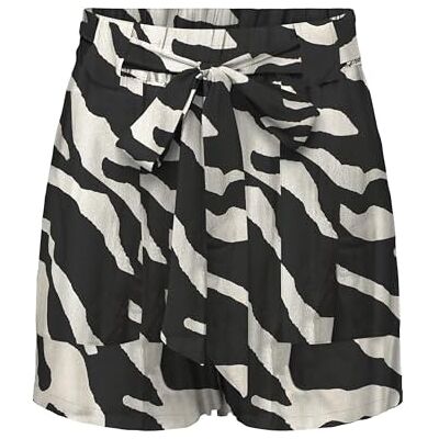 15317850-4779446 Onlnova Life Vis Talia Shorts AOP, czarny, XS 15317850-4779446 Onlnova Life Vis Talia Shorts AOP, czarny, XS