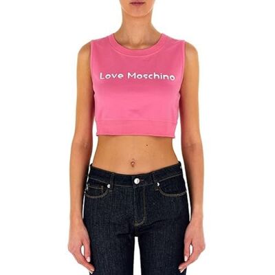 W 4 H80 01 E 1951 Love Moschino Damski top cropped, fuksja, 44, Fuchsia, 44 W 4 H80 01 E 1951 Love Moschino Damski top cropped, fuksja, 44, Fuchsia, 44