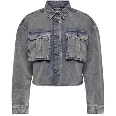 15346800-4794259 ONLY Onldrew Acid Jacket Cc OTW kurtka damska, Total Eclipse, L 15346800-4794259 ONLY Onldrew Acid Jacket Cc OTW kurtka damska, Total Eclipse, L