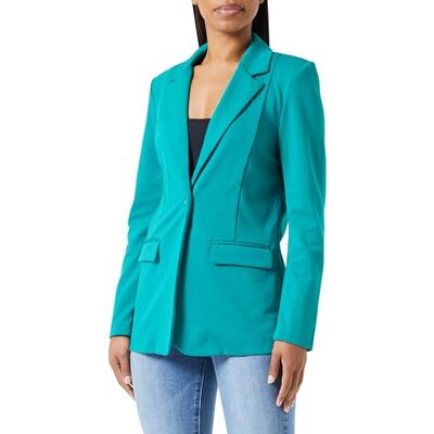 20119422 ICHI IHKATE Long BL3 Blazer, 185424/Cadmium Green, S, 185424/Cadmium Green, S 20119422 ICHI IHKATE Long BL3 Blazer, 185424/Cadmium Green, S, 185424/Cadmium Green, S