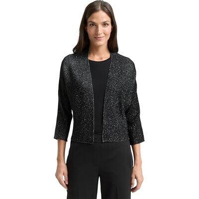 1049465 TOM TAILOR Damski kardigan z dzianiny, 14482 – Deep Black, XXL 1049465 TOM TAILOR Damski kardigan z dzianiny, 14482 – Deep Black, XXL