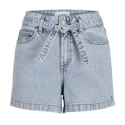 12269622 Jack&Jones JXCELEN HW Paperbag Denim Shorts DNM, jasnoniebieski (light blue denim), S 12269622 Jack&Jones JXCELEN HW Paperbag Denim Shorts DNM, jasnoniebieski (light blue denim), S