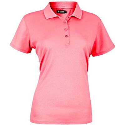 IGLTS1851_CPINK_18 Island Green Damska jednolita koszulka polo golfowa Cukierkowy różowy 18 IGLTS1851_CPINK_18 Island Green Damska jednolita koszulka polo golfowa Cukierkowy różowy 18