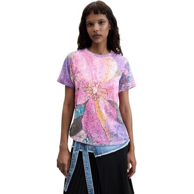 26WWTK33 Desigual Koszulka damska czerwona S 26WWTK33 Desigual Koszulka damska czerwona S