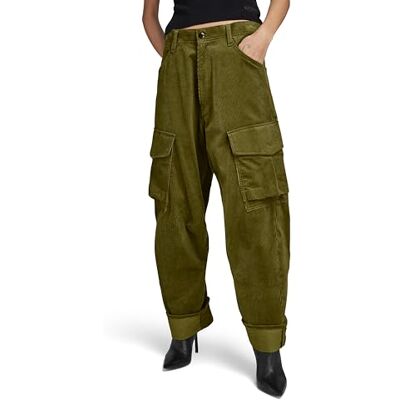 D23221 G-STAR RAW Cargo 3D Boyfriend spodnie, Zielony (Dark Olive -d405-c744), 24W D23221 G-STAR RAW Cargo 3D Boyfriend spodnie, Zielony (Dark Olive -d405-c744), 24W