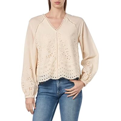 26032810 Y.A.S Yasluma Ls V-Neck Top S. Noos, whitecap gray, M 26032810 Y.A.S Yasluma Ls V-Neck Top S. Noos, whitecap gray, M