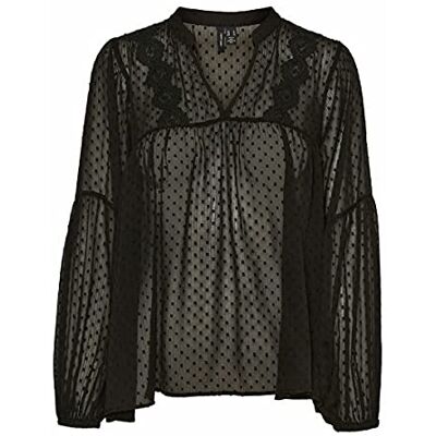 10247948 VERO MODA Damska bluzka Vmmadeline L/S dekolt w serek Top Ga Noos 10247948 VERO MODA Damska bluzka Vmmadeline L/S dekolt w serek Top Ga Noos