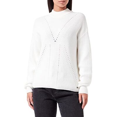 U20055 Garcia Damski sweter _Ladies Pulower, biały (off white), XXL (DE) U20055 Garcia Damski sweter _Ladies Pulower, biały (off white), XXL (DE)