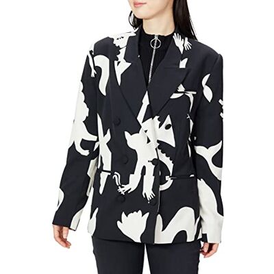 20WWEWDM Desigual Damska kurtka 2000M, czarna, XL (DE) 20WWEWDM Desigual Damska kurtka 2000M, czarna, XL (DE)