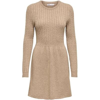 15306551-4823250 Onlfia Ls Cable Dress KNT Noos, Toasted Coconut, 3XL 15306551-4823250 Onlfia Ls Cable Dress KNT Noos, Toasted Coconut, 3XL
