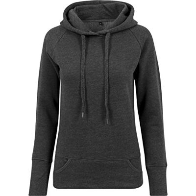 BY043-00091-0058 Build Your Brand Bluza damska By043 z kapturem Charcoal (Heather) XS BY043-00091-0058 Build Your Brand Bluza damska By043 z kapturem Charcoal (Heather) XS