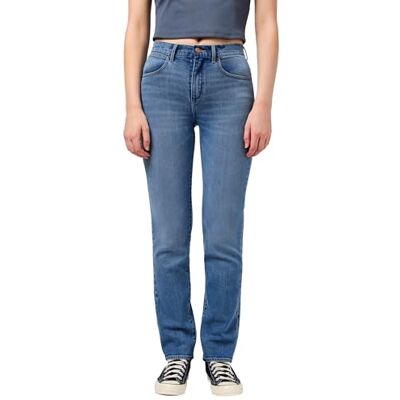 112351026 Wrangler Dżinsy damskie proste, Marynarka Trail, 27W / 32L 112351026 Wrangler Dżinsy damskie proste, Marynarka Trail, 27W / 32L