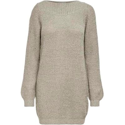 15234103 JdY Damska sukienka Jdywhitney Megan L/S Boat Dress KNT Noos, Cement, M 15234103 JdY Damska sukienka Jdywhitney Megan L/S Boat Dress KNT Noos, Cement, M