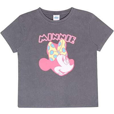 DIS20006GTS310506K Popgear Disney Neon Pink Minnie Mädchen Koszulka Grau Chłopiec, Szary, S DIS20006GTS310506K Popgear Disney Neon Pink Minnie Mädchen Koszulka Grau Chłopiec, Szary, S