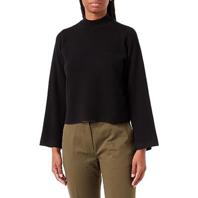 10291723 Bestseller A/S Damski sweter VMSABA LS Highneck NOOS, czarny, XL, Schwarz, XL 10291723 Bestseller A/S Damski sweter VMSABA LS Highneck NOOS, czarny, XL, Schwarz, XL