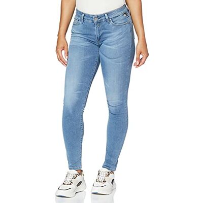 WH689 .000.661 L03-10 Replay Damskie dżinsy Luz High Waist, Jasnoniebieski L03-10, 23W / 32L WH689 .000.661 L03-10 Replay Damskie dżinsy Luz High Waist, Jasnoniebieski L03-10, 23W / 32L