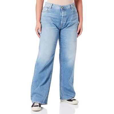 WA493 .000.519598A Replay Damskie dżinsy z wysokim stanem ninetees fit Jaylie Rose Label kolekcja, 010 Light Blue, 26W / 32L WA493 .000.519598A Replay Damskie dżinsy z wysokim stanem ninetees fit Jaylie Rose Label kolekcja, 010 Light Blue, 26W / 32L