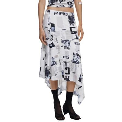 25WWFK07 Desigual spódnica Kobiety Fal_breaking 25WWFK07 Desigual spódnica Kobiety Fal_breaking