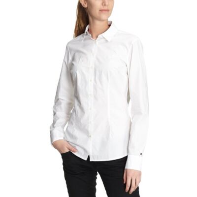 ONA SHIRT LS C6_1M80126752 Tommy Hilfiger Bluzka damska, , biały (100_classic white), 34 ONA SHIRT LS C6_1M80126752 Tommy Hilfiger Bluzka damska, , biały (100_classic white), 34