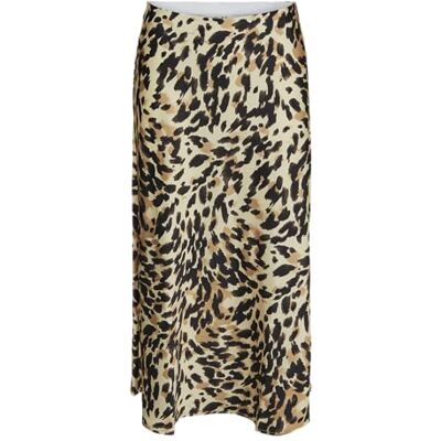 26030737 Y.A.S Damska spódnica Yaspella Hw Midi Skirt S. Noos, Czarny/Aop: nadruk leo, XXL 26030737 Y.A.S Damska spódnica Yaspella Hw Midi Skirt S. Noos, Czarny/Aop: nadruk leo, XXL