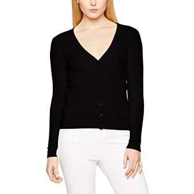ASF323_NOIR-L (FR T3) ZZ_Assuili Assuili Czarny kardigan L (FR T3), Czarny, L (FR T3) ASF323_NOIR-L (FR T3) ZZ_Assuili Assuili Czarny kardigan L (FR T3), Czarny, L (FR T3)
