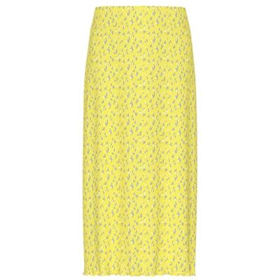 17155403-4699148 PIECES Pcflora Hw Midi Skirt Bc, pale banana, M 17155403-4699148 PIECES Pcflora Hw Midi Skirt Bc, pale banana, M