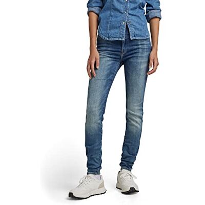 D15578-C296-B465 G-STAR RAW Kafey Ultra High Skinny Wmn dżinsy skinny Kobiety, Faded Azurite, 27W / 32L D15578-C296-B465 G-STAR RAW Kafey Ultra High Skinny Wmn dżinsy skinny Kobiety, Faded Azurite, 27W / 32L
