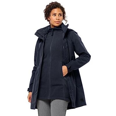 1107244 Jack Wolfskin Ottawa Płaszcz Kurtka, Night Blue, XS Kobiety 1107244 Jack Wolfskin Ottawa Płaszcz Kurtka, Night Blue, XS Kobiety