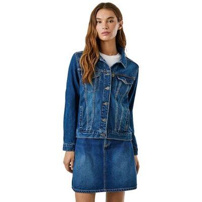 PL4024324A0 Pepe Jeans Damska kurtka regularna, niebieska (Denim-4A0), XL, Niebieski (Denim-4A0), XL PL4024324A0 Pepe Jeans Damska kurtka regularna, niebieska (Denim-4A0), XL, Niebieski (Denim-4A0), XL