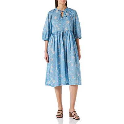 30306840 PART TWO Sukienka damska Pamalapw Dr Relaxed Fit, Dusk Blue Block Print, 32 PL 30306840 PART TWO Sukienka damska Pamalapw Dr Relaxed Fit, Dusk Blue Block Print, 32 PL