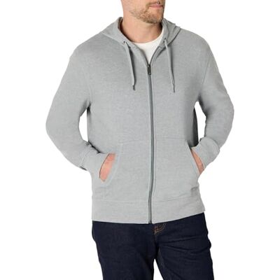 AE19017540-LHTGH-Medium Amazon Essentials Men's Lekka bluza z kapturem i zamkiem błyskawicznym French Terry, Jasnoszary wrzos, M AE19017540-LHTGH-Medium Amazon Essentials Men's Lekka bluza z kapturem i zamkiem błyskawicznym French Terry, Jasnoszary wrzos, M