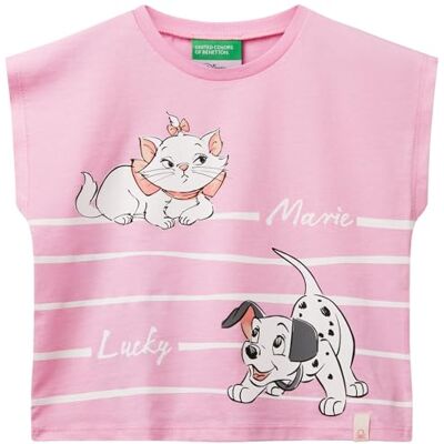 3JERG10JC United Colors of Benetton t-shert, Różowy, 12 mesi 3JERG10JC United Colors of Benetton t-shert, Różowy, 12 mesi