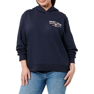 4201555 REG Graphic Hoodie, niebieski (Evening Blue), XS 4201555 REG Graphic Hoodie, niebieski (Evening Blue), XS