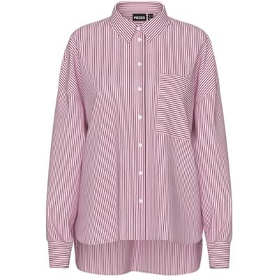 17158469-4822559 Pcfeline Ls Shirt Pwp WVN, Pink-a-boo, M 17158469-4822559 Pcfeline Ls Shirt Pwp WVN, Pink-a-boo, M
