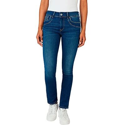 PL204262GW1 Pepe Jeans Dżinsy damskie Brookes, Niebieski (Denim-GW1), 34W / 32L PL204262GW1 Pepe Jeans Dżinsy damskie Brookes, Niebieski (Denim-GW1), 34W / 32L