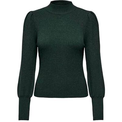 15232494 ONLY Damski Sweter L/S Highneck KNT NOOS, June Bug, M 15232494 ONLY Damski Sweter L/S Highneck KNT NOOS, June Bug, M