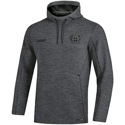 BA6729I Jako damska bluza z kapturem Premium Basics, (sezon 19/20) Bayer 04 Leverkusen Leverkusen, antracyt melanż, 40 BA6729I Jako damska bluza z kapturem Premium Basics, (sezon 19/20) Bayer 04 Leverkusen Leverkusen, antracyt melanż, 40