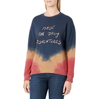 309353/8F52 camel active Sweter damski, niebieski (Night Blue), L 309353/8F52 camel active Sweter damski, niebieski (Night Blue), L