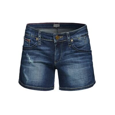 Tommy Jeans Szorty damskie, Niebieski (782 Keystone Destructed Stretch), 31W Tommy Jeans Szorty damskie, Niebieski (782 Keystone Destructed Stretch), 31W