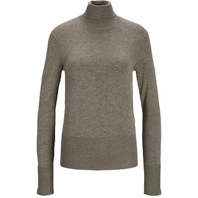12201875 JACK & JONES Damski sweter Jjxx Jxava Ls Soft Roll Neck Knit Noos, beż, M 12201875 JACK & JONES Damski sweter Jjxx Jxava Ls Soft Roll Neck Knit Noos, beż, M