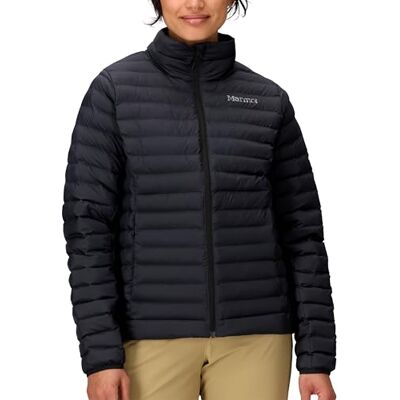 M15870 Marmot Kobiety Wm's Echo Featherless Jacket, Ciepła Kurtka Puchowa, Ocieplany Płaszcz Zimowy z Kapturem, Wodoodporna Pikowana Parka, Lekka Kurtka Outdoorowa, Wiatroszczelna, Black, S M15870 Marmot Kobiety Wm's Echo Featherless Jacket, Ciepła Kurtka Puchowa, Ocieplany Płaszcz Zimowy z Kapturem, Wodoodporna Pikowana Parka, Lekka Kurtka Outdoorowa, Wiatroszczelna, Black, S