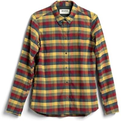 F22017 Fjällräven Rider's damska koszula flanelowa do użytku na zewnątrz, LS, Flag Check, L, Flaga Check, L F22017 Fjällräven Rider's damska koszula flanelowa do użytku na zewnątrz, LS, Flag Check, L, Flaga Check, L