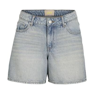 12267289 JACK&JONES JXLAURA Short MW Denim Shorts DNM SN, Jasnoniebieski denim/szczegóły: vintage, XL 12267289 JACK&JONES JXLAURA Short MW Denim Shorts DNM SN, Jasnoniebieski denim/szczegóły: vintage, XL