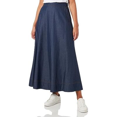 W G F11 80 T 174A Love Moschino Damskie spódnice z flagą marki Long Skirt, niebieski, 42 W G F11 80 T 174A Love Moschino Damskie spódnice z flagą marki Long Skirt, niebieski, 42