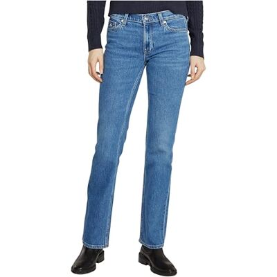 DW0DW192711A52824 Tommy Hilfiger Damskie buty typu bootcut, Dżinsowa średnia, 24W / 28L DW0DW192711A52824 Tommy Hilfiger Damskie buty typu bootcut, Dżinsowa średnia, 24W / 28L