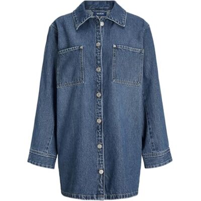 12280160-4788149 JACK & JONES Damska sukienka Jxcana RLX Denim Dress DNM, niebieski (medium blue denim), XS 12280160-4788149 JACK & JONES Damska sukienka Jxcana RLX Denim Dress DNM, niebieski (medium blue denim), XS