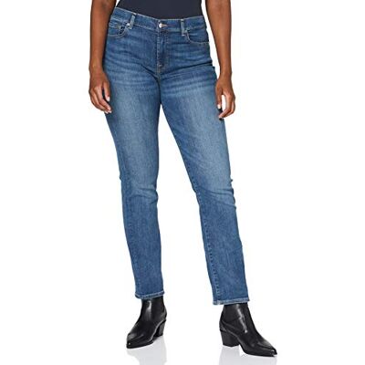 JSWS8870 7 For All Mankind Dżinsy proste damskie, Mid Blue, 23 JSWS8870 7 For All Mankind Dżinsy proste damskie, Mid Blue, 23