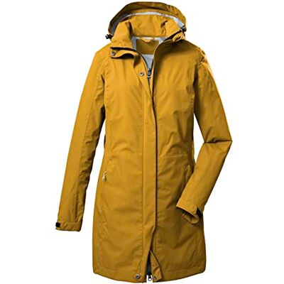 39143-000 Killtec KOS 93 WMN PRK 2 1/2-warstwowa parka funkcyjna/parka z odpinanym kapturem, ciemnożółta, 40 39143-000 Killtec KOS 93 WMN PRK 2 1/2-warstwowa parka funkcyjna/parka z odpinanym kapturem, ciemnożółta, 40